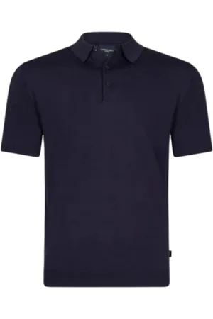 Cavallaro Napoli Top, Herre, Blå, L, Polo Bluser