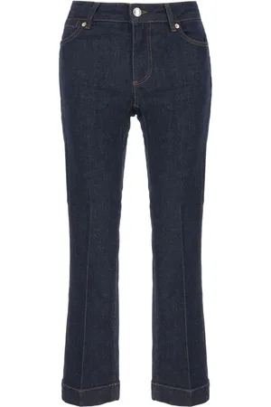 Sportmax Jeans, Dame, Blå, W29, Denim, Afslappet Denim Sko