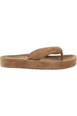 Pedro Garcia Sko, Dame, Brun, 36 1/2 EU, Suede, Moderne Ruskind Flip-Flop Sandaler