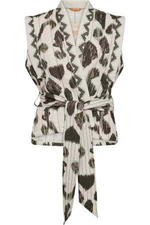 Mos Mosh Jakke, Dame, , XS/S, Aztec-inspireret Vest Jakke Sea Turtle