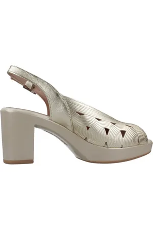 Pitillos Sko, Dame, Gul, 38 EU, Uld, Stilfulde High Heel Sandaler