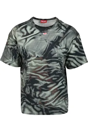 Diesel Top, Herre, Flerfarvet, S, Bomuld, Tshirt