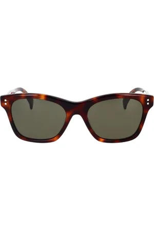 Kenzo Tilbehør, Dame, Brun, 53 MM, Geometriske solbriller med acetatramme