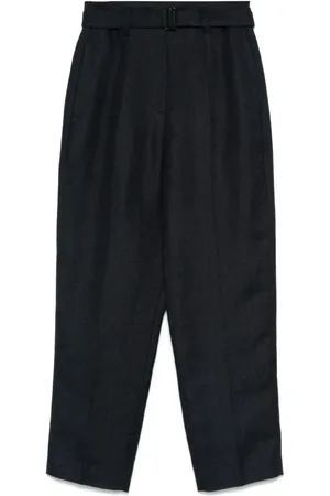 Brunello Cucinelli Bukser, Dame, Sort, S, Uld, Stilfulde bukser