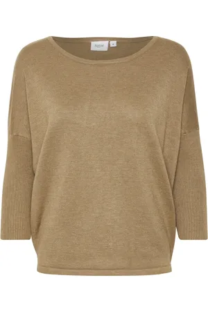Saint Tropez Strik, Dame, , XL, Uld, Afslappet R-Neck Pullover Strik
