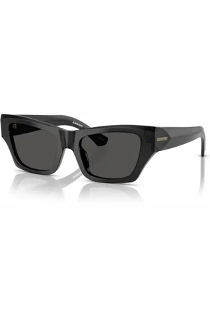 Burberry Tilbehør, unisex, Grå, 52 MM, Uld, Stilfulde solbriller grå mørke linser