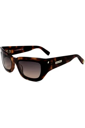 Dsquared2 Tilbehør, unisex, Brun, 55 MM, Tyl, Vintage Solbriller Tylor Havana Stel