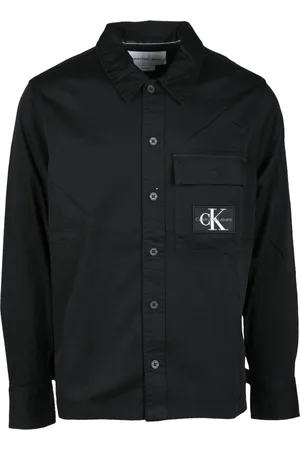 Calvin Klein Skjorte, Herre, Sort, M, Bomuld, Skjorte