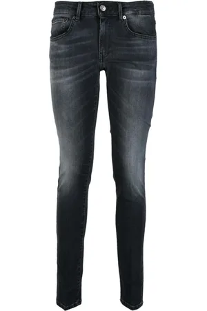 Dondup Jeans, Dame, Sort, W28, Bomuld, Bomuld Modal Bland Jeans Gaia