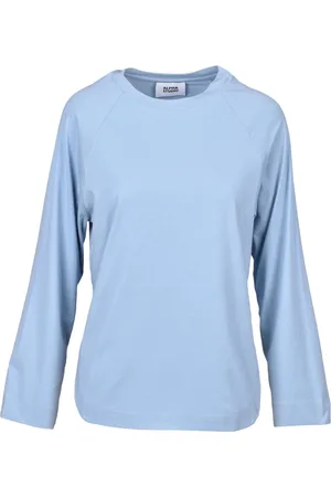 ALPHA STUDIO Top, Dame, Blå, S, Bomuld, Bomuld Elastan T-shirt
