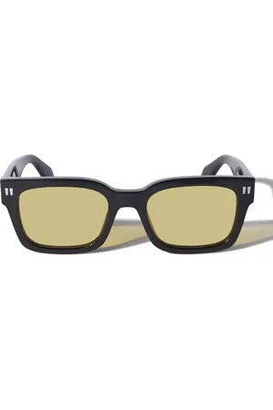 OFF-WHITE Tilbehør, unisex, Sort, 53 MM, Firkantet Ramme Solbriller Midland Stil