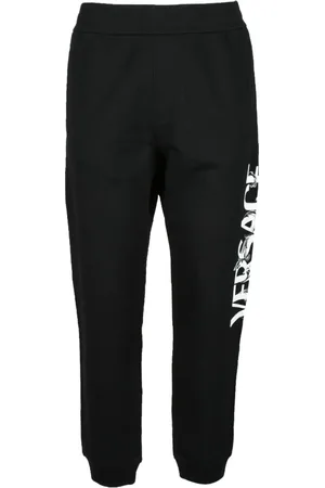 VERSACE Bukser, Herre, Sort, M, Bomuld, Bomuldskollektion Bukser