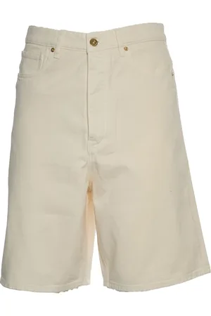 Drôle de Monsieur Shorts, Herre, , S, Denim, Off-White Denim Bermuda Shorts