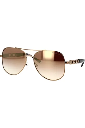 Michael Kors Tilbehør, unisex, , 58 MM, Chianti Pilot Solbriller Karamel/Sølv