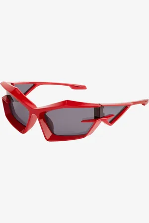 Givenchy Tilbehør, unisex, Rød, 69 MM, 3D solbriller med tredimensionel struktur