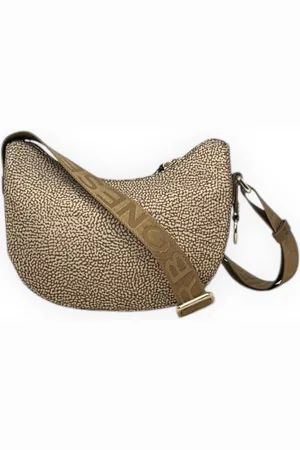 Borbonese Taske, Dame, Brun, ONE SIZE, Mini Luna Taske i Trendy Stil