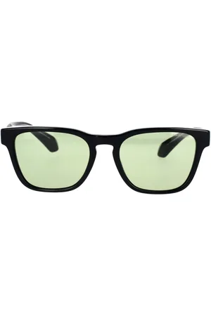 Giorgio Armani Tilbehør, unisex, Sort, 55 MM, Modig Rektangulære Solbriller Sort Ramme