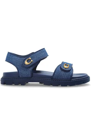 Coach Sko, Dame, Blå, 35 EU, Denim, Denim sandaler