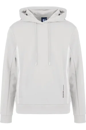Bomboogie Sweathshirts & Hoodies, Herre, Hvid, L, Nylon, Stretch Teknisk Hoodie