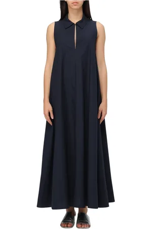 Emporio Armani Kjole, Dame, Blå, M, Elegant Aftenkjole til Kvinder