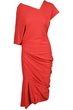 Vivienne Westwood Kjole, Dame, Rød, L, Dametøj