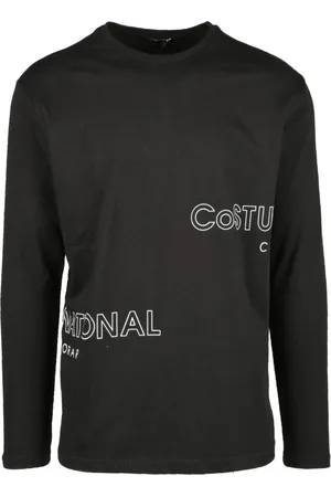 Costume National Top, Herre, Sort, S, Bomuld, Moderne Bomuldst-shirt