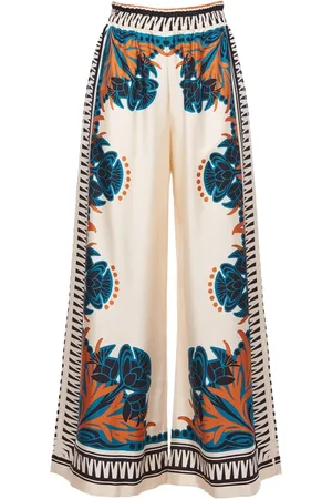 La DoubleJ Bukser, Dame, Hvid, M, Placed Palazzo Pants