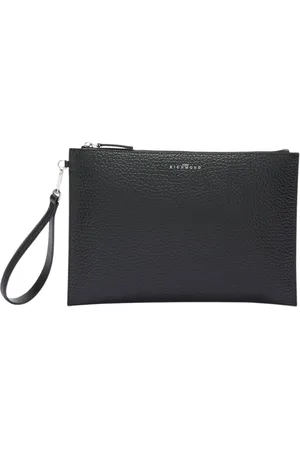 John Richmond Taske, Dame, Sort, ONE SIZE, Læder, Læderclutch med håndledsrem