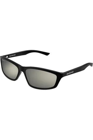 Balenciaga Tilbehør, unisex, Sort, 60 MM, Uld, Stilfulde solbriller med mørke linser