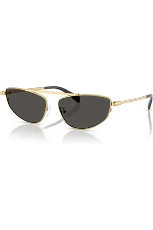 Michael Kors Tilbehør, unisex, Gul, 60 MM, Irregulær Form Solbriller Buenos Aires