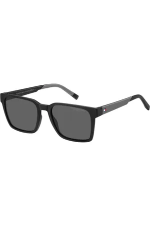 Tommy Hilfiger Tilbehør, Herre, Sort, 55 MM, Sort Grå/Grå Solbriller TH 2143/S