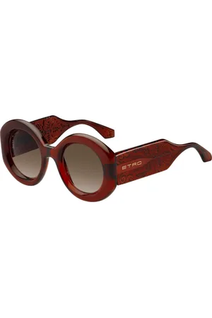 Etro Tilbehør, Dame, Brun, 51 MM, Brick/ Shaded Solbriller