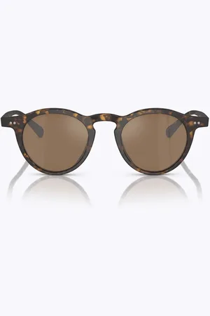 Oliver Peoples Tilbehør, unisex, Flerfarvet, 47 MM, Vintage Runde Solbriller Op-13 Sun