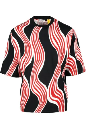 Moncler Top, Herre, Flerfarvet, S, Bomuld, Bomuld T-shirt