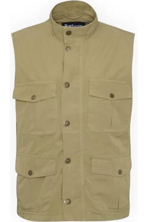 Barbour Jakke, Herre, Brun, XL, Uld, Casual Corbridge Gilet