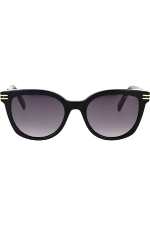 Bvlgari Tilbehør, unisex, Sort, 52 MM, Uld, Firkantede solbriller med gulddetaljer