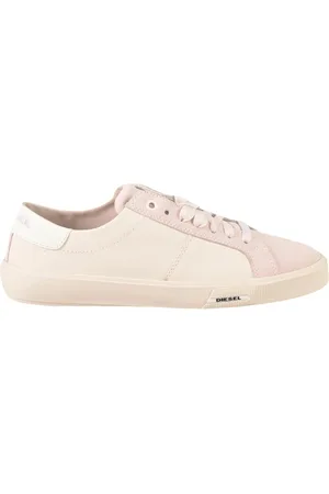 Diesel Sko, Dame, Lyserød, 39 EU, Læder, Lædersneakers med gummisål