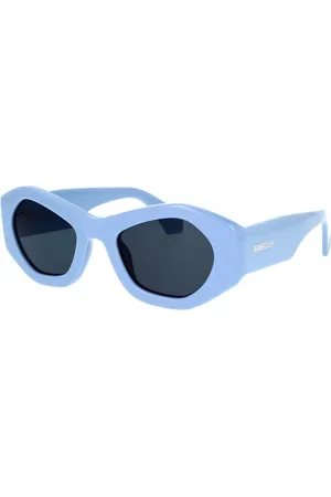 AMBUSH Tilbehør, unisex, Blå, 52 MM, Geometriske Blå Solbriller Modigt Stil