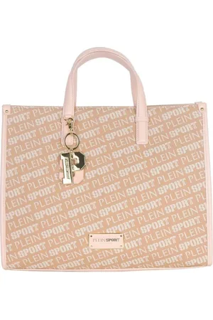 Philipp Plein Taske, Dame, Lyserød, ONE SIZE, Uld, Pastel Shopping Bag med Skulderrem