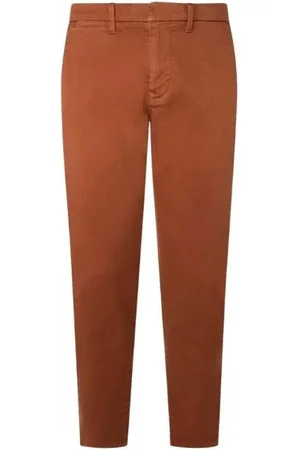 Pepe Jeans Bukser, Herre, Brun, W40, Slim-fit Bukser