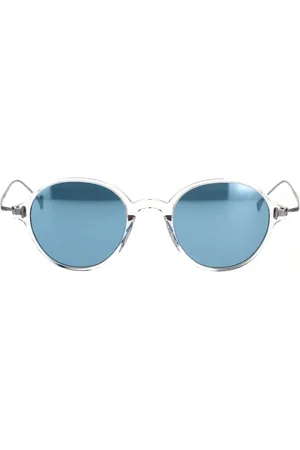 Eyepetizer Tilbehør, unisex, Grå, 45 MM, Runde solbriller The Crown Collection Blå