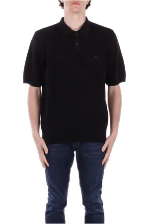 Carhartt Top, Herre, Sort, S, Bomuld, Sort Logo Polo T-shirts