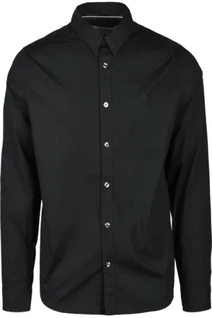 Calvin Klein Skjorte, Herre, Sort, S, Bomuld, Skjorte