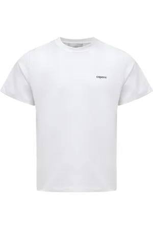 COPERNI Top, Dame, Hvid, M, Bomuld, Hvid Optisk Logo T-Shirt