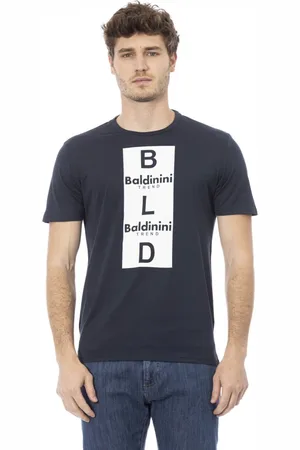 BALDININI Top, Herre, Blå, S, Kortærmet Rund Hals T-shirt