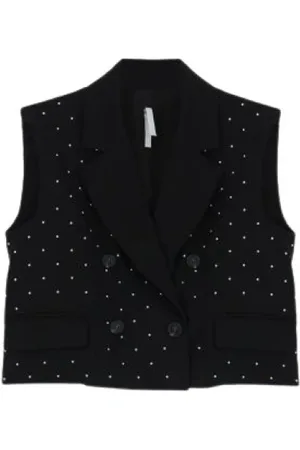 Imperial Jakke, Dame, Sort, S, Bomuld, Moderne Gilet