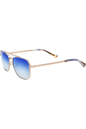 Polar Tilbehør, unisex, Gul, 58 MM, Uld, Guld Hayden Solbriller Blå Gradient
