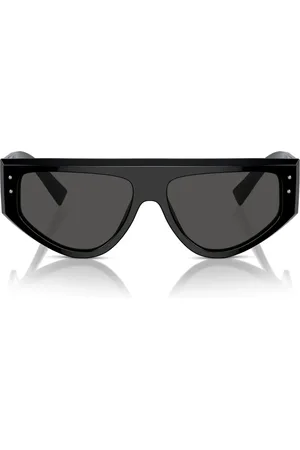 Dolce & Gabbana Tilbehør, unisex, Sort, 57 MM, Uld, Klassiske solbriller med effektfuld æstetik