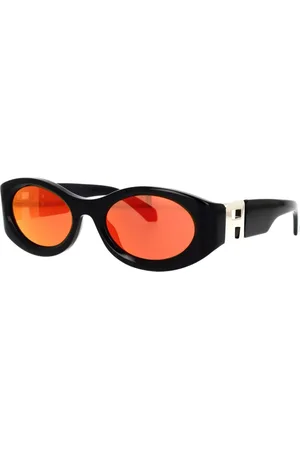 AMBUSH Tilbehør, unisex, Sort, 55 MM, Elegant Oval Solbriller Gogolen