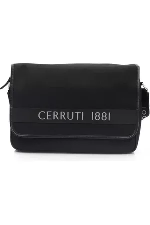 Cerruti 1881 Taske, Herre, Sort, ONE SIZE, Uld, Elegant Sort Crossbody Taske